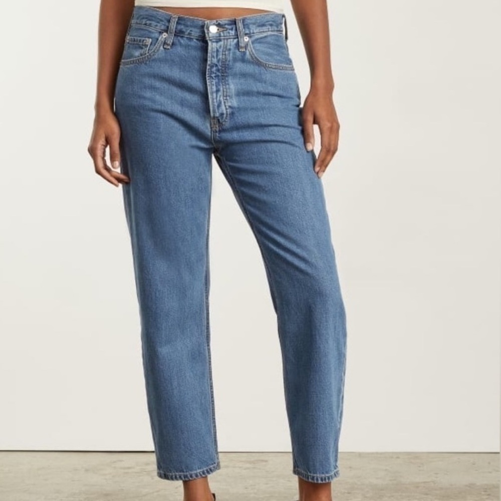 Everlane Women's Summer Slouch Straight Leg Jeans - Classic Blue